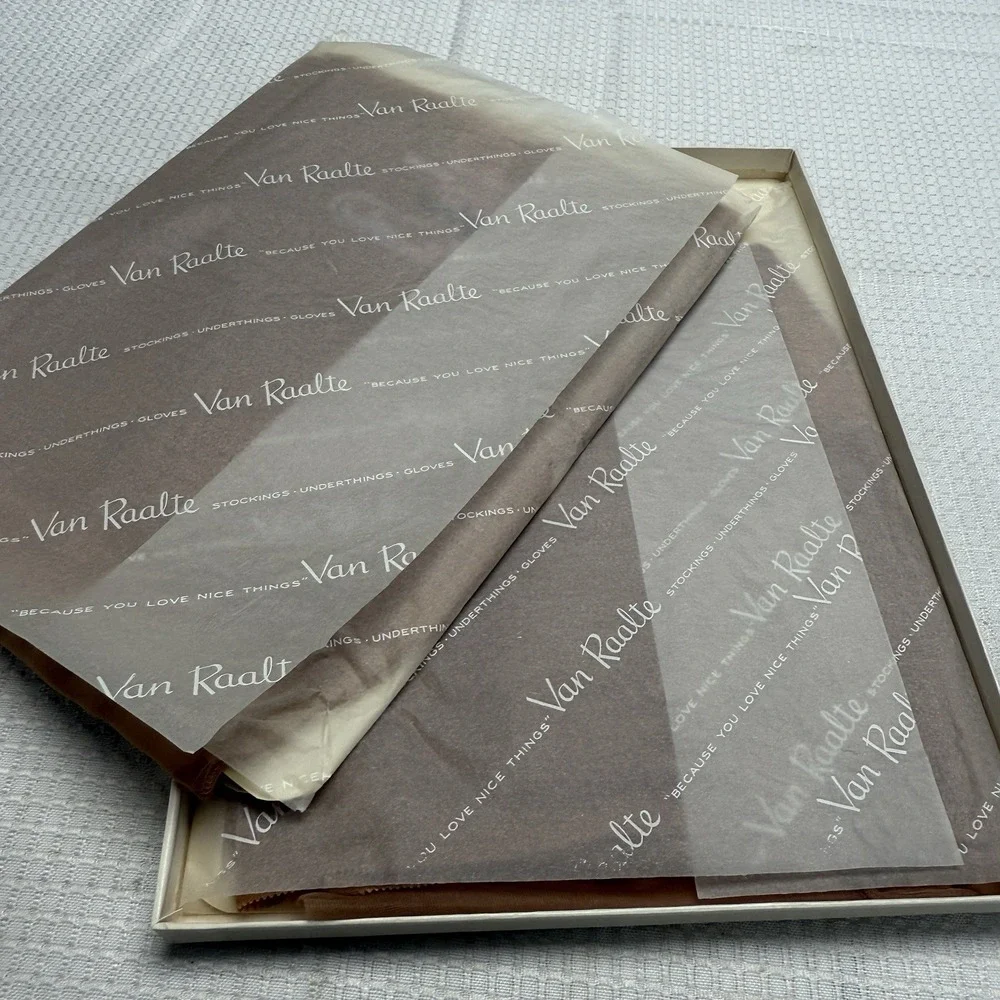 2-Vtg‎ 50s VAN RAALTE Nines Highlight 9.5L Nylon Hose Stockings Seams New 1 Box